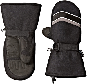 Unisex Cold Water Proof Split Finger Wrist Strap Heat Insulated Work <b>Gloves</b> Outdoor Sports Polyester Winter <b>Ski</b> <b>Gloves</b> Hook Loop - Product Image 5