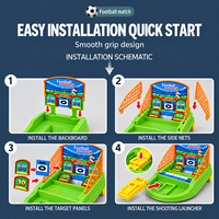 Jeu de football de table interactif pour enfants, avec cibles et points, pour 1 à 2 joueurs, idéal pour les fêtes en famille, garçons et filles