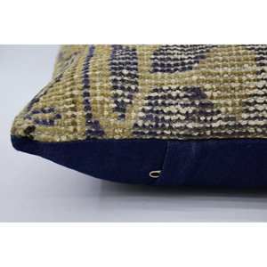 Premium Vintage Beige Kantha Patchwork Wool Pillow 14x14 Inch Luxury <b>Bedding</b> Woven <b>Fluffy</b> Square Design Eco Friendly Non-Slip - Product Image 4