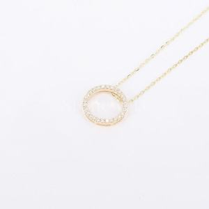 จี้เพชรทรงกลมสีเงินสุด925หรูหราพร้อมสัญลักษณ์ทางศาสนาคลาสสิกชุบทองสำหรับผู้ชายและผู้หญิง - Product Image 1