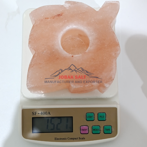 Jobak ที่ใส่เกลือชาหิมาลัยเป็นมิตรกับสิ่งแวดล้อมที่ใส่เทียนรูปหัวใจแกะสลักสไตล์ฮวงจุ้ยเครื่องฟอกอากาศ - Product Image 5