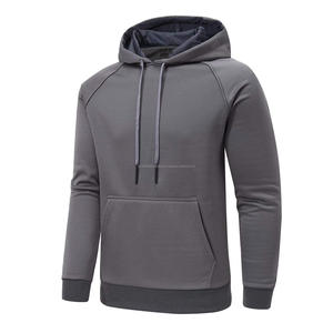 Prix de gros Nouveau design Impression personnalisée Sweat-shirts en molleton surdimensionnés pour hommes Coupe et couture Sweat-shirt en coton noir à capuche - Product Image 5