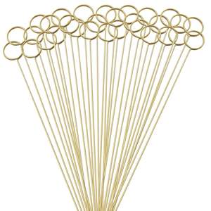 Metal Floral <b>Place</b> <b>Card</b> Holder 13.4 Inch Flower Picks Clip for Floral Arrangement Golden <b>Card</b> Holder for <b>Wedding</b> and Party - Product Image 1