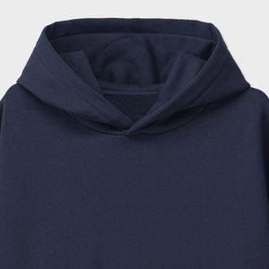 Sudadera con Capucha de Alta Calidad 100% Algodón, Transpirable, para Invierno, Manga Larga, Color Sólido, Informal, para Hombre, con Bolsillo Delantero - Product Image 2
