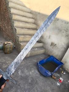 Épée de croisé médiévale forgée à la main avec fourreau lame en acier à haute teneur en carbone pour collectionneurs Cosplay et reconstitution - Product Image 3