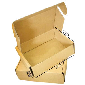 กล่องกระดาษฟอยล์สีทองออฟเซ็ตปรับแต่งได้เป็นมิตรต่อสิ่งแวดล้อมกล่องกระดาษลูกฟูกสำหรับจัดส่ง/ส่งเมล - Product Image 1