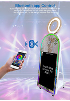 LCD-Touchscreen-Fotobox für Hochzeiten, zerlegbare Fotobox-Kabine
