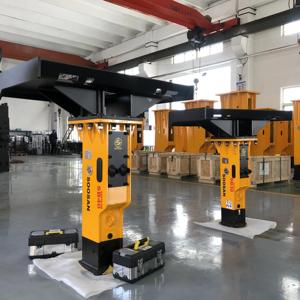 Martillo hidráulico silencioso SOOSAN Sb40 con placa de montaje de fijación rápida para <span class=keywords><strong>Bobcat</strong></span> Case CAT JCB Kubota Manitou loader - Product Image 1