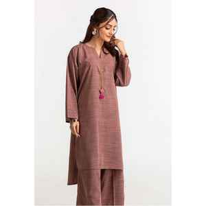 ชุดเสื้อและกางเกงผู้หญิง ผ้าโพลีเอสเตอร์วิสโคสย้อมสี ประดับตกแต่ง รุ่น IPS-24-115 - Product Image 1