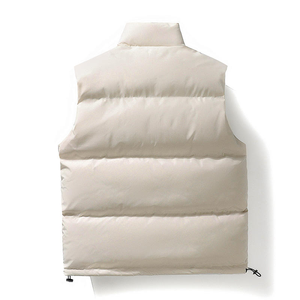 Gilet matelassé unisexe pour l'extérieur, résistant à l'eau, sans manches, veste d'hiver, fabrication OEM, support de marque privée - Product Image 5