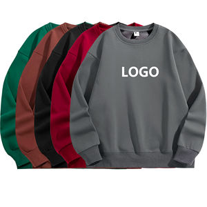 เสื้อสเวตเตอร์คอกลมของผู้ชายเสื้อสเวตเชิ้ตคอตตอนแบบสั่งตัด - Product Image 4