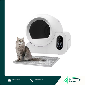 กระบะทรายแมวอัตโนมัติ Sudex ALB03 70L พร้อมระบบทำความสะอาดตัวเอง ควบคุมผ่านแอพ ตรวจสอบสุขภาพแมว บันทึกข้อมูลแมว ระบบอินฟราเรดป้องกันการหนีบ ควบคุมกลิ่น ไร้เสียงรบกวน OEM - Product Image 1