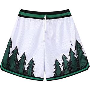 Pantalones cortos de baloncesto al por mayor, deportivos, informales, transpirables, de secado rápido, de malla para hombre, fabricados por Dress Sports - Product Image 1