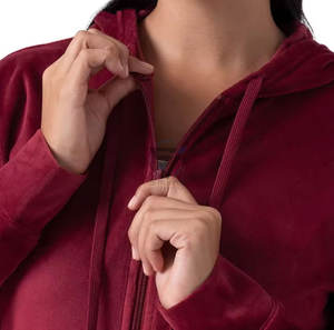 Conjuntos Deportivos Casuales de Primavera para Mujer, con Logotipo Bordado Personalizado, Dos Piezas, Sudadera con Capucha y Pantalones Jogger - Product Image 5