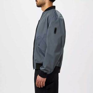 Wholesale Men Quilted Hooded <b>Heated</b> Silk Lining Custom OEM ODM Varsity Baseball <b>Jacket</b> Streetwear Fashion Casual Outerwear - Product Image 4