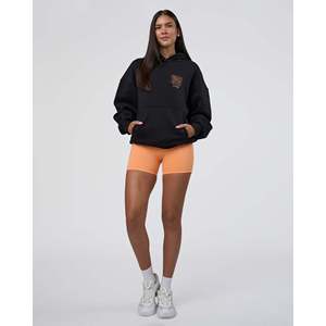 Sudadera con Capucha Extra Grande de Forro Polar para Mujer GTC - Color Negro Cantaloupe, Estilo Unisex - Product Image 6