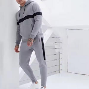 OEM Vente en gros 100% coton Survêtement de sport pour hommes personnalisé Gym Jogging Survêtements Technique brodée pour sweats à capuche Sweatshirts - Product Image 1