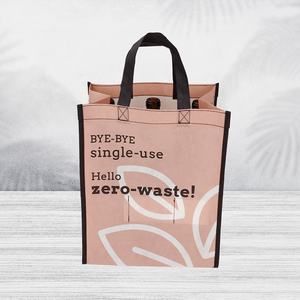 Sac de courses en tissu non tissé avec poignées personnalisables pour les voyages et la plage - Product Image 2