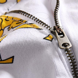 Pantalons en jean imprimés pour hommes, jeans élégants, mode streetwear, vêtements décontractés, tenue moderne, vêtements de tous les jours, design confortable - Product Image 6