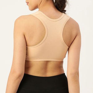 Fabricante profesional Mejor diseño Mujeres Fitness Sport Bra para logotipo personalizado Transpirable Yoga Wear Sports Bra - Product Image 3