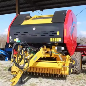 Mini Tractor Multipurpose Round <b>Baler</b> for Farm Use Hay and Straw Baling Machine with Engine As Core Component - Product Image 6