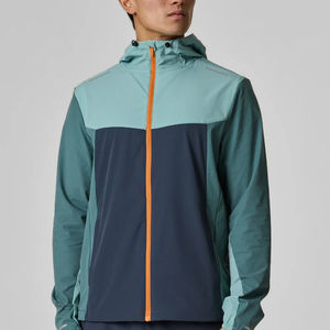 Chándal cortavientos de talla grande de invierno con logotipo personalizado para hombre, ropa informal de calle para exteriores al por mayor, conjunto de ropa deportiva de nailon de 2 piezas - Product Image 5