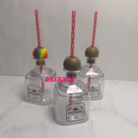 Couvercles de tasses à tequila en plastique PS indestructibles de 12 oz, marque Patron, logo personnalisé, impression sérigraphique, verres à cocktail margarita, cadeau