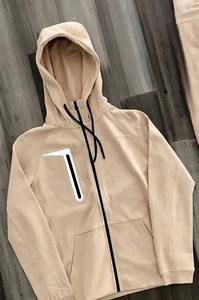 Survêtement homme coupe slim, manches longues, tissu polaire léger, séchage rapide, respirant, écologique, tendance 2025 - Product Image 3