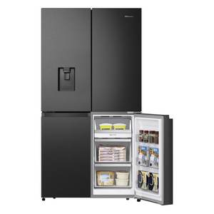 Refrigerador con Congelador de Puertas Francesas HI5 RQ758N4SWFE, Acero Inoxidable Negro, Multidors, Sin Escarcha, Clase E (91.2x72.5x178.5cm) - Product Image 5
