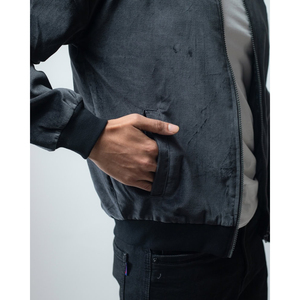 Blouson Bomber de Travail Décontracté à Col Montant Zippé avec Logo Personnalisé, Rembourrage Élégant, Qualité Supérieure - Product Image 5