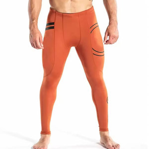 Pantalons de compression pour hommes, soutien musculaire, gym, course à pied, leggings de sport, pantalons de compression pour entraînement physique, leggings extensibles - Product Image 1
