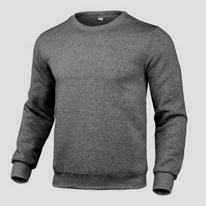 Sweat-shirt à col rond personnalisé pas cher en gros pour hommes, sweat-shirt uni à manches longues en coton de haute qualité, fabricant - Product Image 5