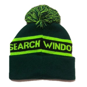 Unisex Comfortable Winter Knit Cap Fashionable Cute <b>Pom</b> <b>Pom</b> Beanie Hats Customizable 3D Waffle Style Embroidery for Kids Adults - Product Image 2