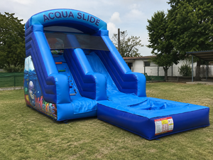 Aire de jeux gonflable professionnelle 6,5x3,5x4,5m – Toboggan gonflable en PVC – Utilisation professionnelle extérieure/intérieure/aquatique – Conforme aux normes européennes - Product Image 3