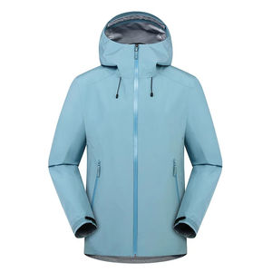 Produit très demandé, vente en gros de vestes imperméables pour hommes, fermeture éclair intégrale, 100% polyester, légères, coupe-vent - Product Image 6