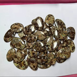 พลอยแจสเปอร์จระเข้สีน้ำตาลธรรมชาติ แบบหลวม 500 กรัม จากมาดากัสการ์ สำหรับทำเครื่องประดับ - Product Image 3