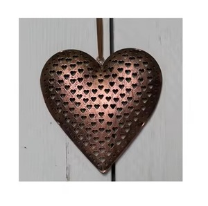 Corazón de Metal para Decoración del Hogar, Corazón Colgante Hecho de Hierro, Tamaño Estándar - Product Image 6