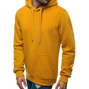 Sweats à capuche pour hommes personnalisés en gros, conception personnalisée en vrac avec MOQ faible, logo OEM ODM, sweats à capuche en tricot à motif uni - Product Image 2