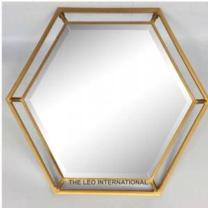 Espejo de Pared Redondo Grande con Marco de Hierro de Alta Calidad, Espejo de Maquillaje Moderno y Duradero para Decoración del Hogar, Material de Vidrio - Product Image 6