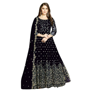 100% vestidos de mujer modestos de moda de alta calidad diseño bordado encaje cremallera decoración transpirable de talla grande conjuntos de mujer - Product Image 5