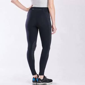 Mallas para montar a caballo personalizadas, fabricación de ropa, mallas ecuestres de nailon y poliéster, pantalones con parche en la rodilla, novedad - Product Image 6