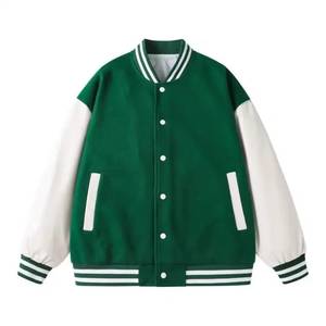 High Street Style Varsity Jacket for Men's Customized Multi-Color Design Baseball Uniform New Fashion Plus Size Varsity Jacket - Product Image 5