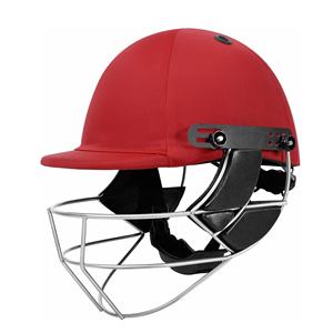 Cascos profesionales calientes Casco de cricket de parrilla de acero ajustable personalizado Equipo de protección ligero duradero sólido para jugadores - Product Image 1