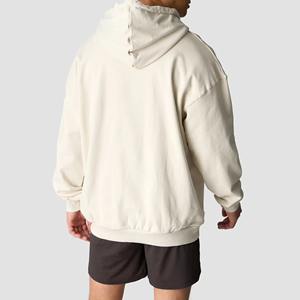 Pull-over à capuche à manches longues personnalisé pour hommes sweat-shirt en coton et polyester de haute qualité avec logo imprimé OEM d'automne - Product Image 2