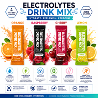 Mélange pour boisson en poudre d'électrolyte naturel avec vitamines et minéraux Fabricant d'usine de marque privée OEM ODM