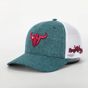 Gorras Trucker Estructuradas de 6 Paneles OEM ODM INJAE VINA IVA-2201-N97, Fabricadas en Vietnam, con Parte Trasera de Lona, Poliéster/Algodón, para Exteriores - Product Image 1