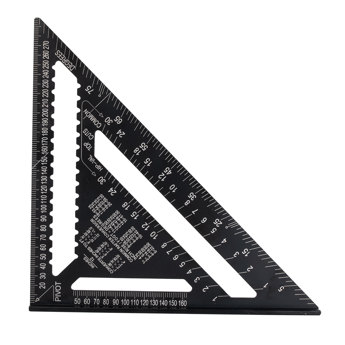 Высококачественная треугольная линейка Kseibi, квадратный транспортир, Компас для обработки древесины