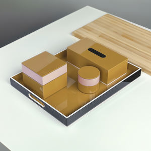 Bandeja Artesanal Vietnamita de Lacado Ecológico, Estilo Arte Folclórico, Decoración Moderna para Cocina, Duradera, para el Hogar - Product Image 3