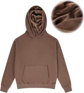 Venta al por mayor de los hombres de peso pesado de alta calidad Sudadera con capucha de lana de algodón con forro de satén para el invierno precio razonable - Product Image 1