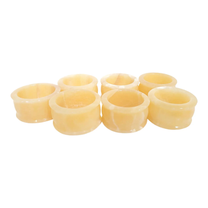 หินอ่อนสีขาวแหวนผ้าเช็ดปากสง่างามราคาขายส่งตารางงานแต่งงานตกแต่งผลิตในประเทศอินเดีย - Product Image 4